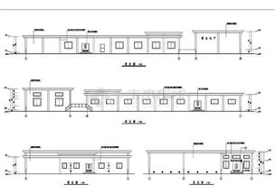 南方某地区冷库建筑施工图 共4张